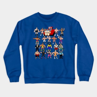 Retro Wrestling Maniac Crewneck Sweatshirt